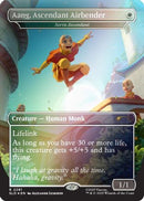 Aang, Ascendant Airbender - Serra Ascendant (Rainbow Foil) (SLD-2291) - Secret Lair Drop Series Foil