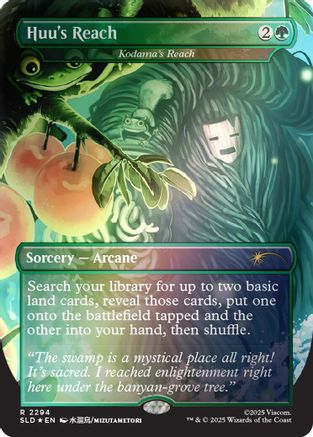 Huu's Reach - Kodama's Reach (Rainbow Foil) (SLD-2294)  Foil - Secret Lair Drop Series