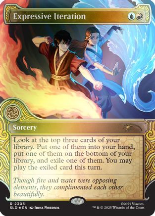 Expressive Iteration (Rainbow Foil) (SLD-2305)  Foil - Secret Lair Drop Series