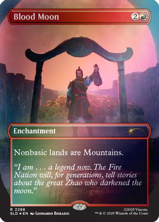 Blood Moon (Rainbow Foil) (SLD-2288)  Foil - Secret Lair Drop Series