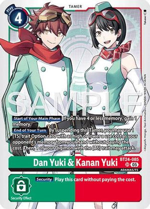 Dan Yuki & Kanan Yuki (BT24-085) - Time Stranger Foil