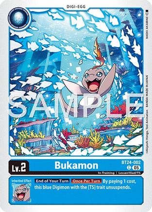Bukamon (BT24-002) - Time Stranger