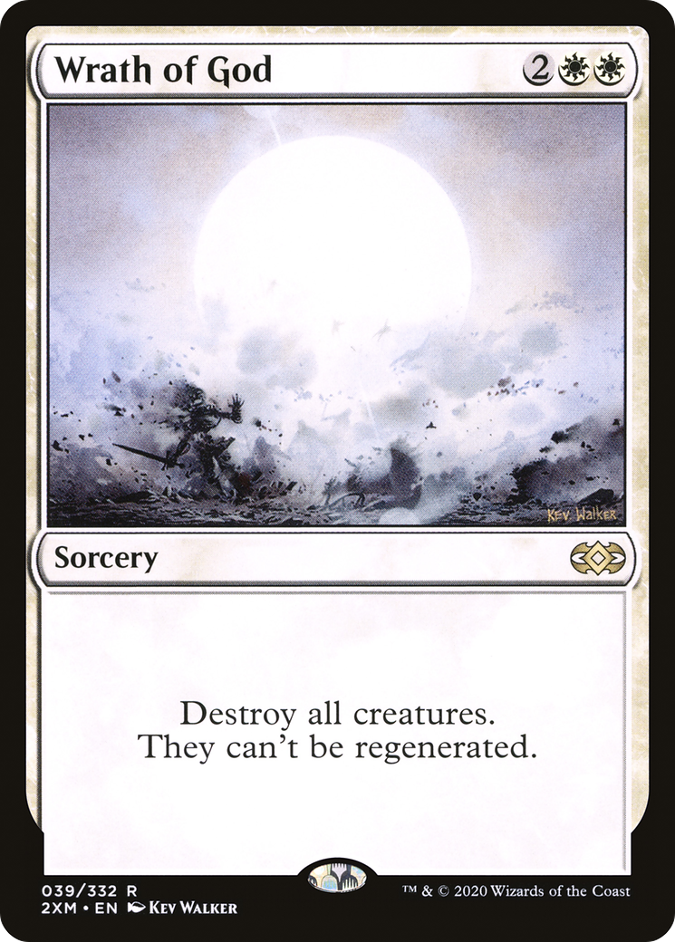 Wrath of God (2XM-039)  Foil - Double Masters