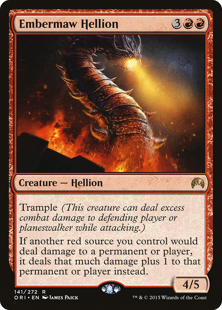 Embermaw Hellion (ORI-141)  - Magic Origins