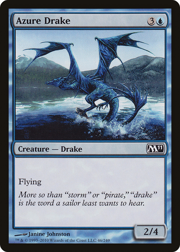 Azure Drake (M11-046)  Foil - Magic 2011