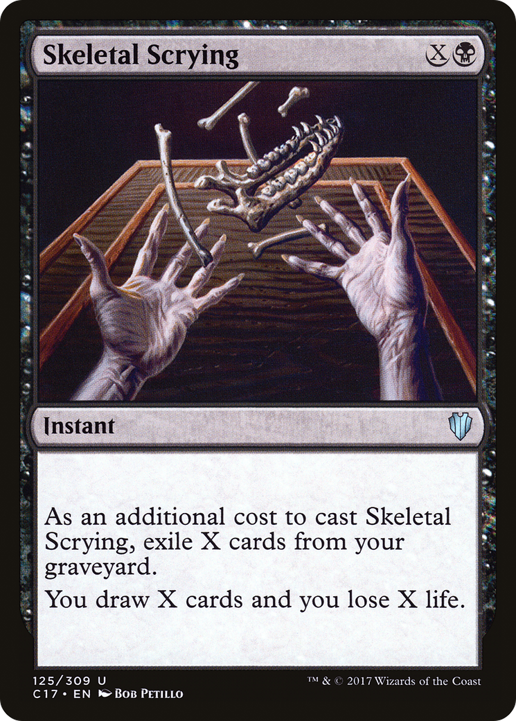 Skeletal Scrying (C17-125)  - Commander 2017