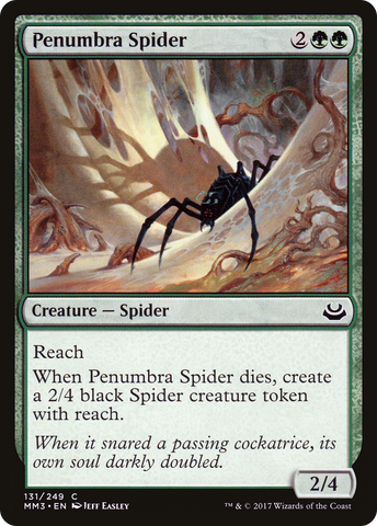 Penumbra Spider (MM3-131)  Foil - Modern Masters 2017