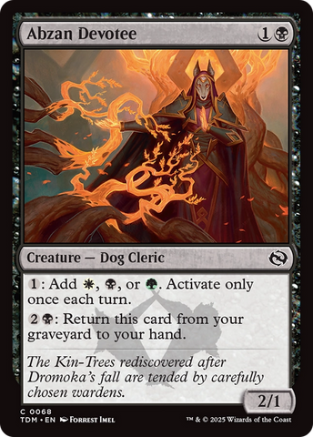 Abzan Devotee (TDM-068)  - Tarkir: Dragonstorm