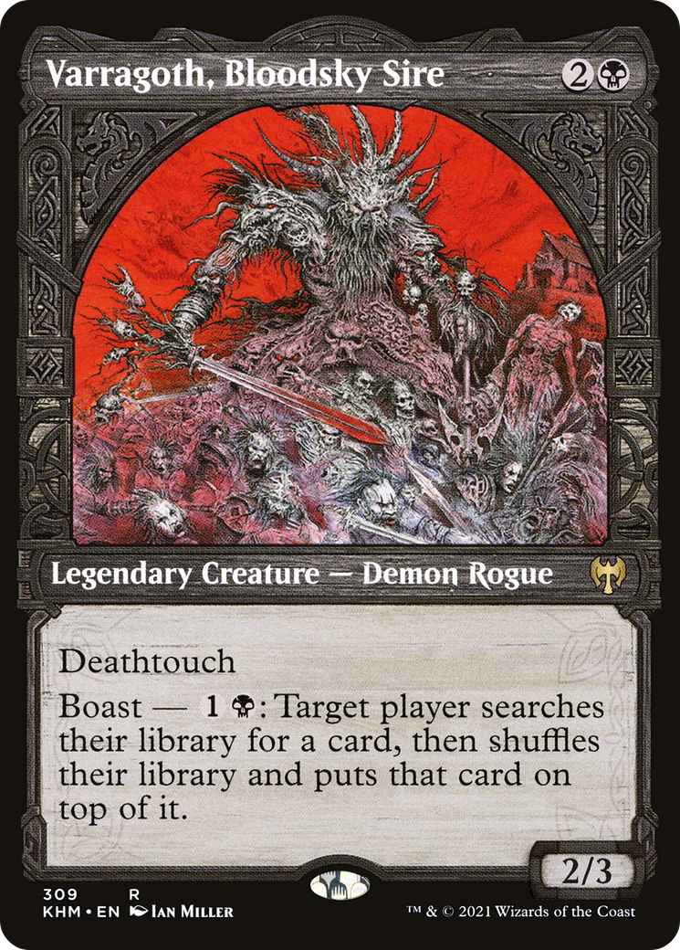 Varragoth, Bloodsky Sire (Showcase) (KHM-309)  Foil - Kaldheim: (Showcase)