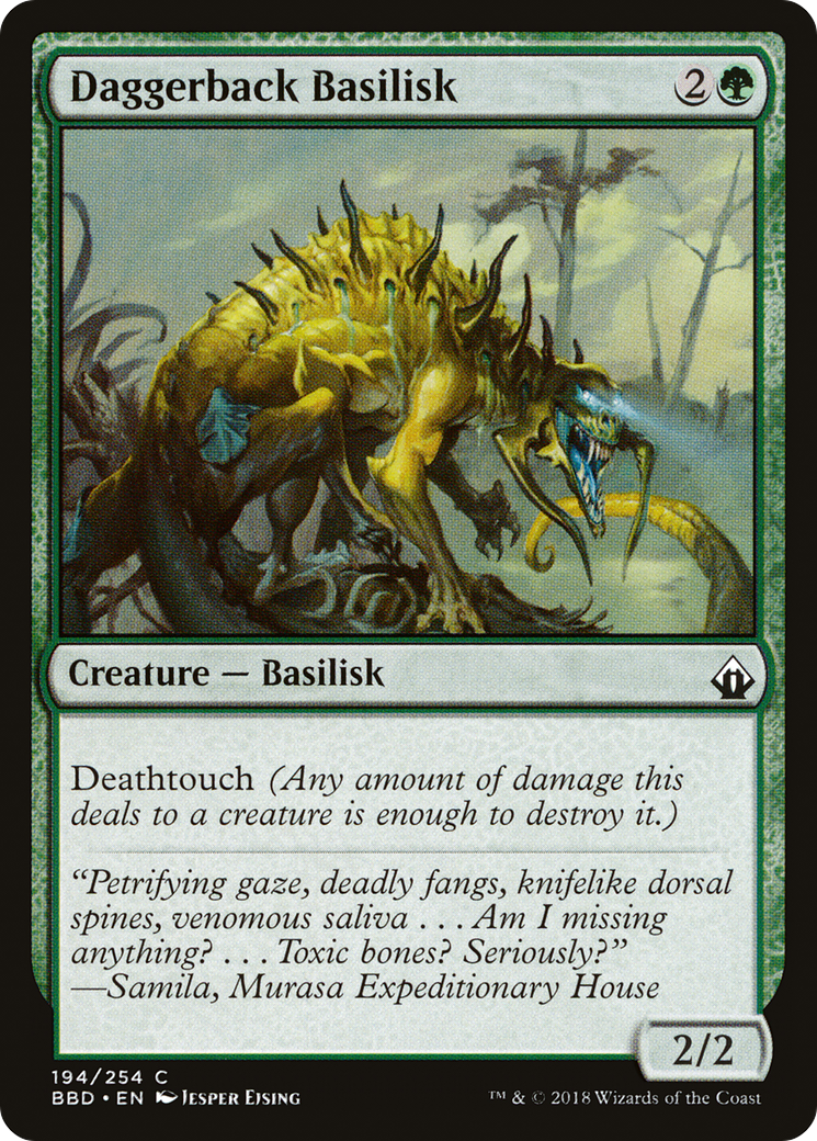 Daggerback Basilisk (BBD-194)  Foil - Battlebond