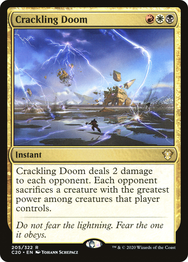 Crackling Doom (C20-205)  - Commander 2020
