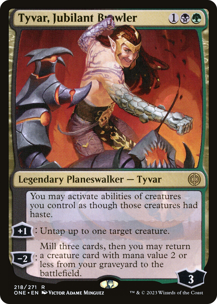 Tyvar, Jubilant Brawler (ONE-218)  Foil - Phyrexia: All Will Be One