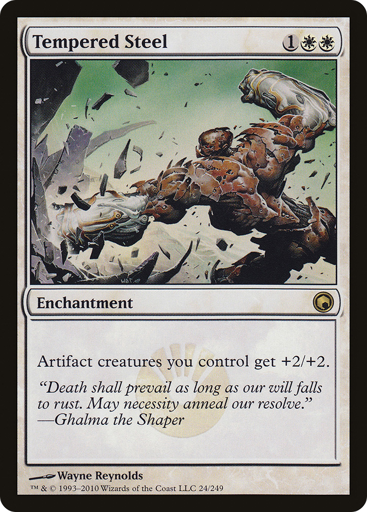 Tempered Steel (SOM-024)  Foil - Scars of Mirrodin