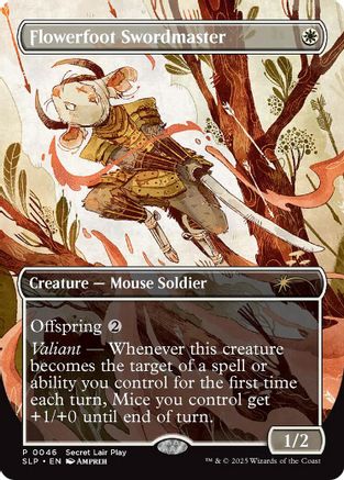 Flowerfoot Swordmaster (SLP-046)  - Secret Lair Showdown
