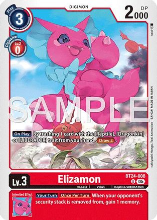 Elizamon (BT24-008) - Time Stranger