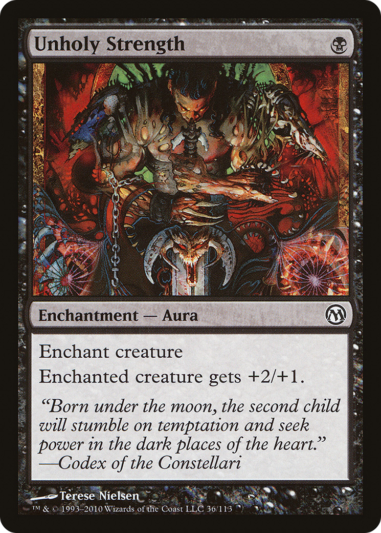 Unholy Strength (DPA-036)  - Duels of the Planeswalkers