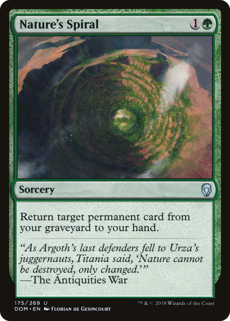 Nature's Spiral (DOM-175)  - Dominaria