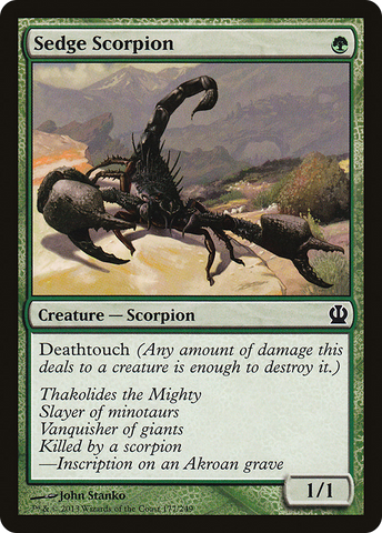Sedge Scorpion (THS-177)  Foil - Theros