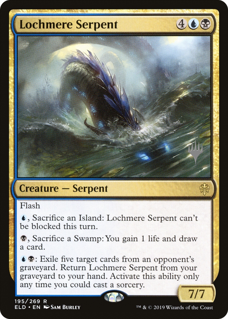 Lochmere Serpent (PPELD-195)  - Throne of Eldraine Promos
