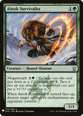 Ainok Survivalist (LIST-DTK-172)  - The List