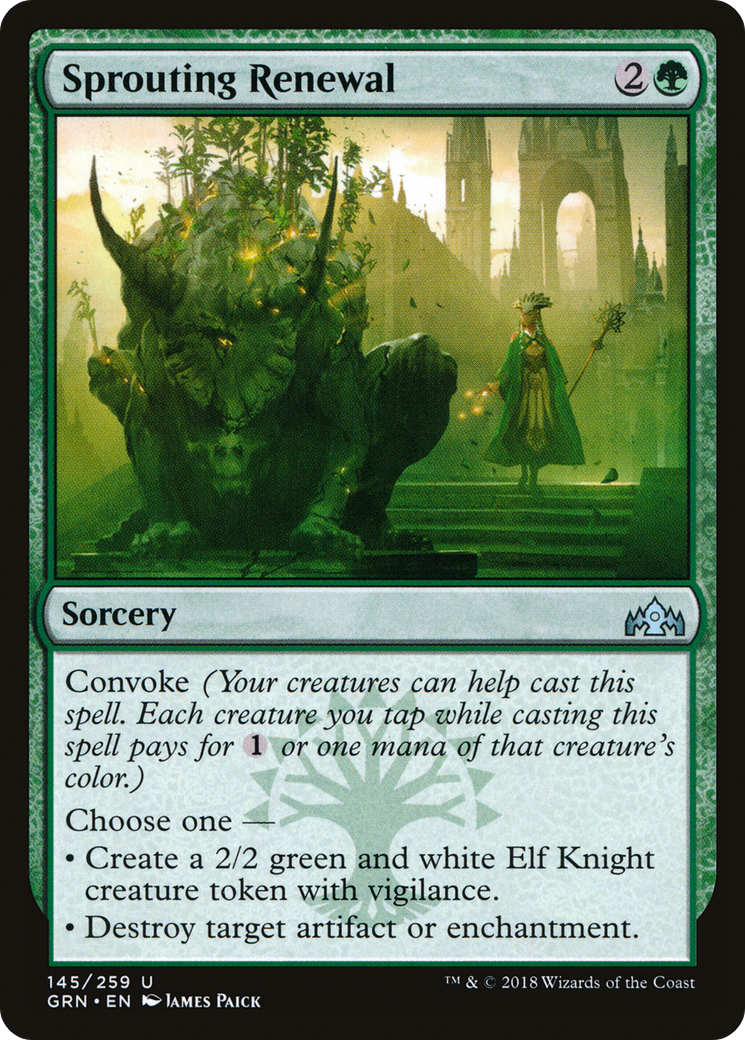 Sprouting Renewal (GRN-145)  - Guilds of Ravnica