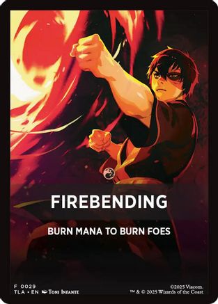 Firebending Theme Card (0029) (TLA-029)  - Avatar: The Last Airbender