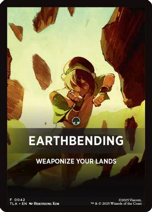 Earthbending Theme Card (0042) (TLA-042)  - Avatar: The Last Airbender