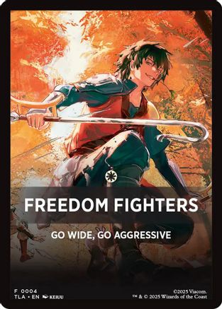 Freedom Fighters Theme Card (TLA-004) - Avatar: The Last Airbender