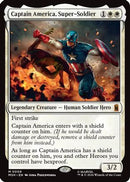Captain America, Super-Soldier (MSH-009)  Foil - Marvel Super Heroes