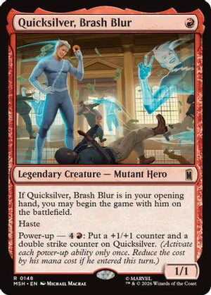 Quicksilver, Brash Blur (MSH-148)  Foil - Marvel Super Heroes