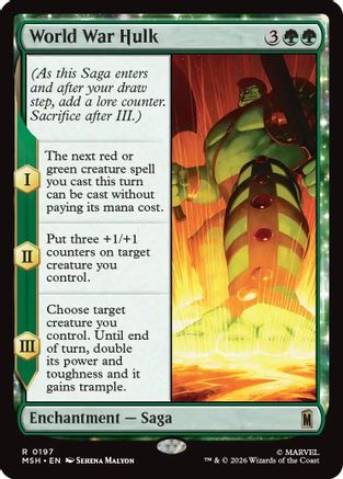 World War Hulk (MSH-197)  Foil - Marvel Super Heroes