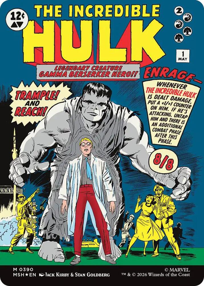 Bruce Banner (Borderless) (MSH-390)  Foil - Marvel Super Heroes