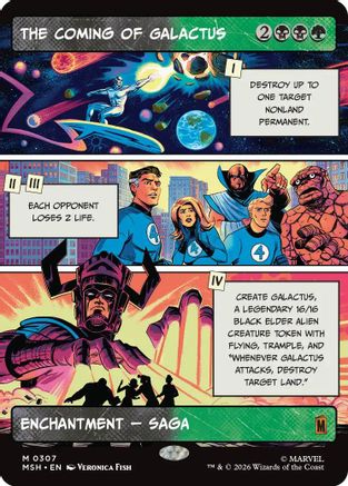 The Coming of Galactus (Borderless) (MSH-307)  - Marvel Super Heroes