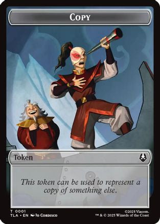 Copy (0001) // Clue (0016) Double-Sided Token (TLA-1 // 16)  Foil - Avatar: The Last Airbender