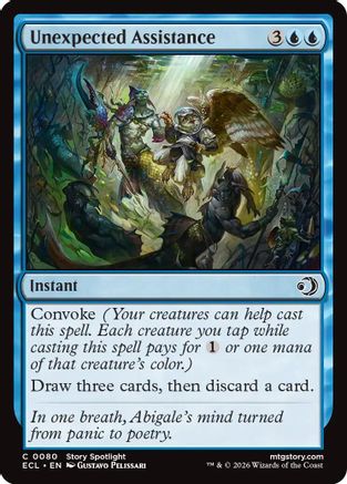 Unexpected Assistance (ECL-080)  Foil - Lorwyn Eclipsed