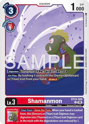 Shamanmon (BT24-009) - Time Stranger