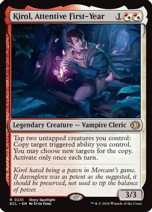 Kirol, Attentive First-Year (ECL-231)  Foil - Lorwyn Eclipsed