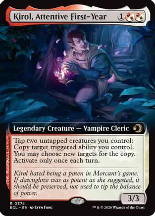 Kirol, Attentive First-Year (Extended Art) (ECL-374)  - Lorwyn Eclipsed