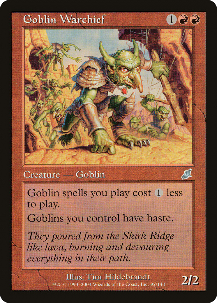 Goblin Warchief (SCG-097)  - Scourge