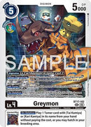 Greymon (BT17-102) - Advanced Booster Digimon Generation Foil