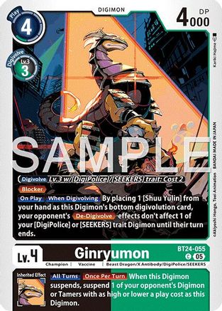 Ginryumon (BT24-055) - Time Stranger