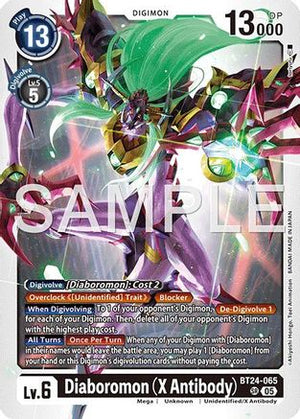 Diaboromon (X Antibody) (BT24-065) - Time Stranger Foil