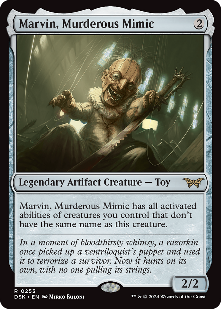 Marvin, Murderous Mimic (DSK-253)  - Duskmourn: House of Horror