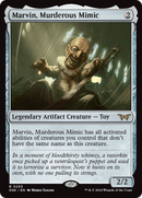Marvin, Murderous Mimic (DSK-253)  Foil - Duskmourn: House of Horror