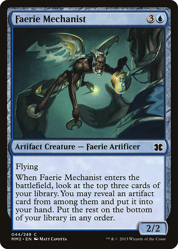 Faerie Mechanist (MM2-044)  - Modern Masters 2015