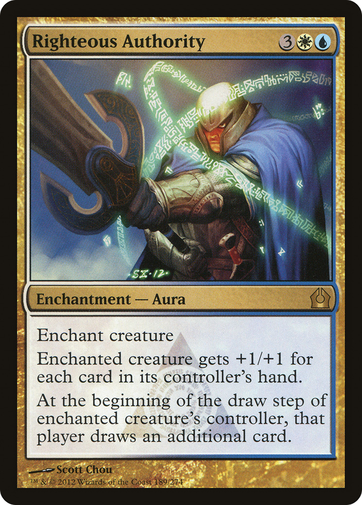 Righteous Authority (RTR-189)  - Return to Ravnica