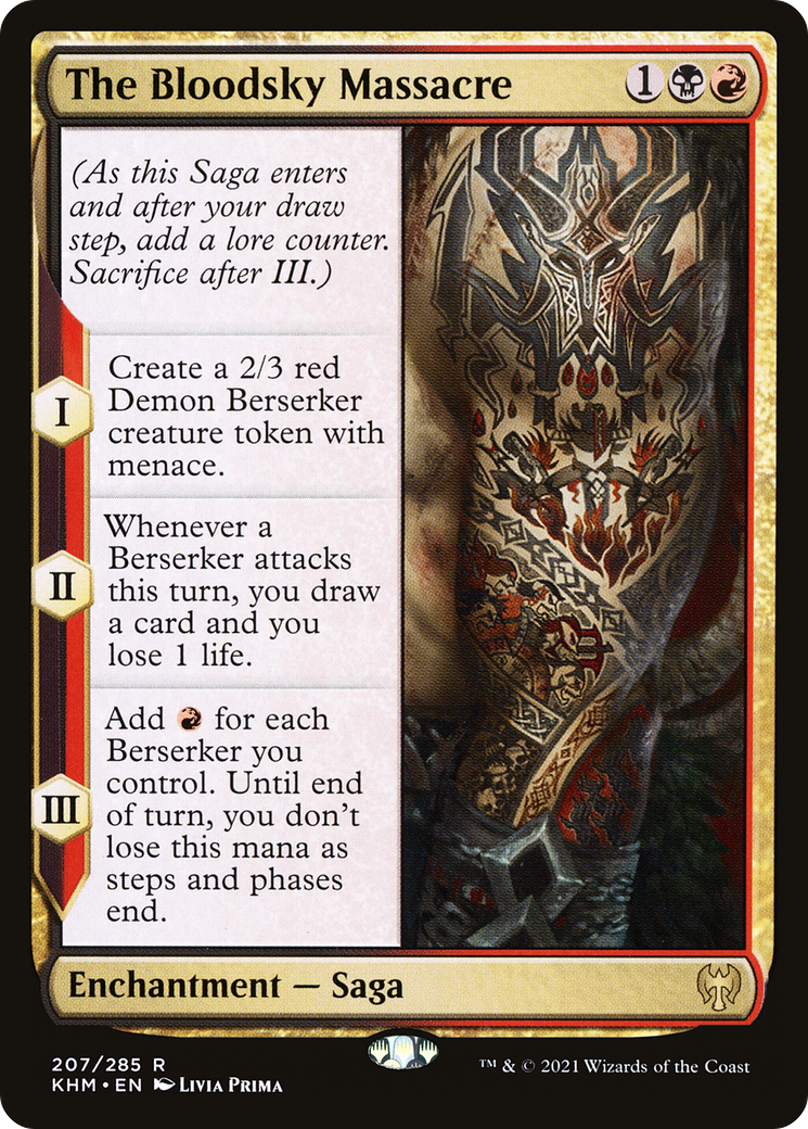 The Bloodsky Massacre (KHM-207)  Foil - Kaldheim