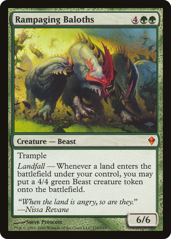 Rampaging Baloths (ZEN-178)  Foil - Zendikar
