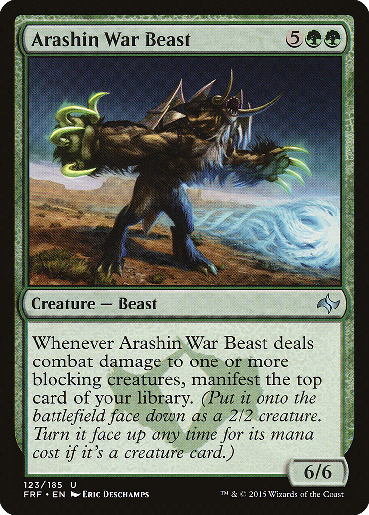 Arashin War Beast (FRF-123)  Foil - Fate Reforged