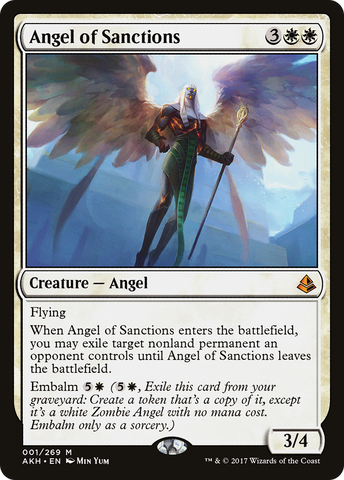 Angel of Sanctions (AKH-001)  Foil - Amonkhet